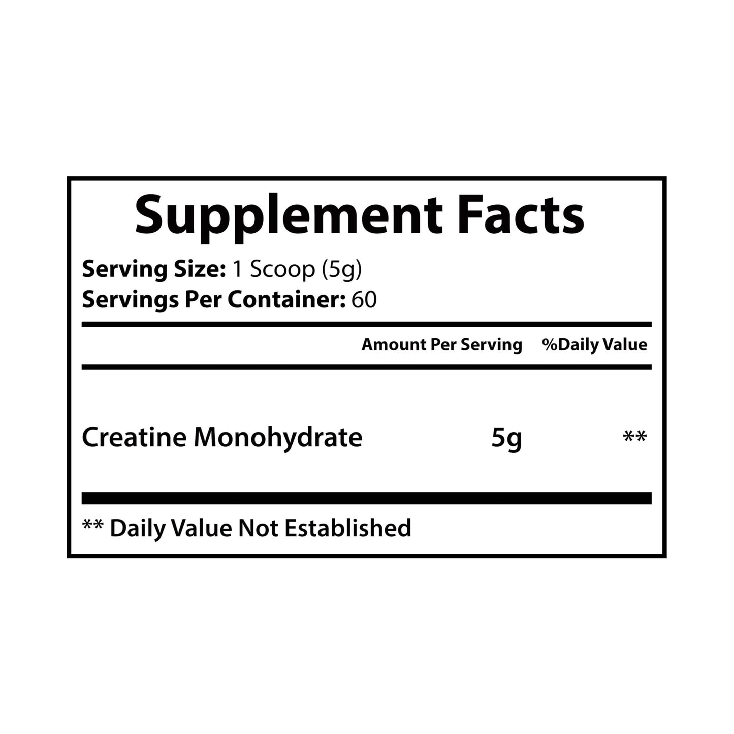 A1 - Creatine Monohydrate Supplement (300g, 10.58oz)